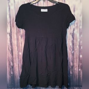 American Apparel - XS - Black T-Shirt Dress - EUC